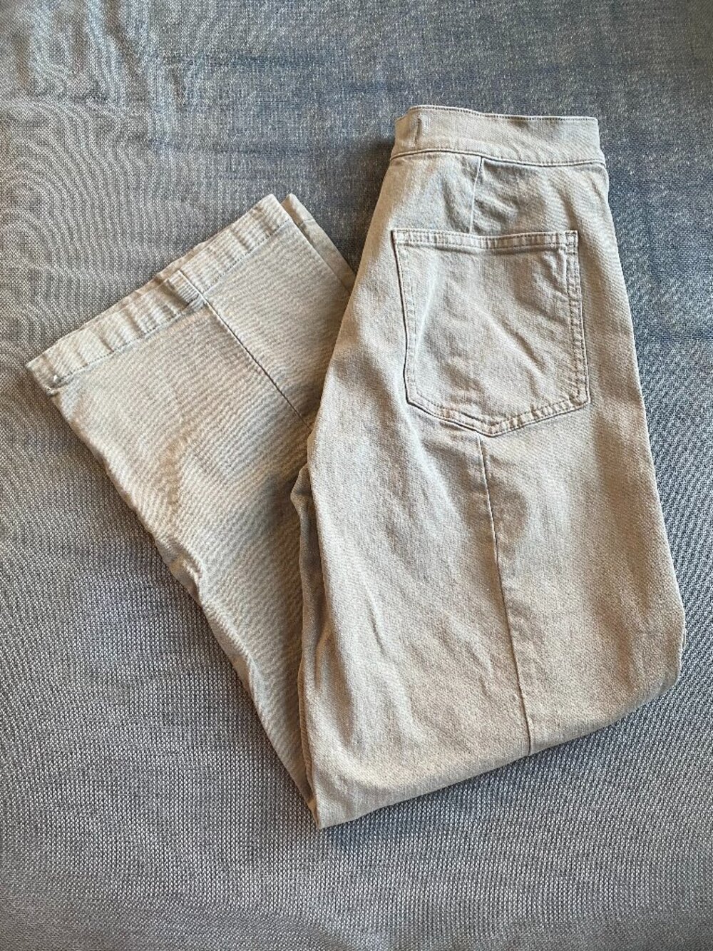 Madewell Emmett Cropped Wide Leg Khakis